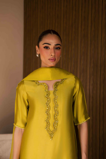 Eraya - Olive (Unstitched)